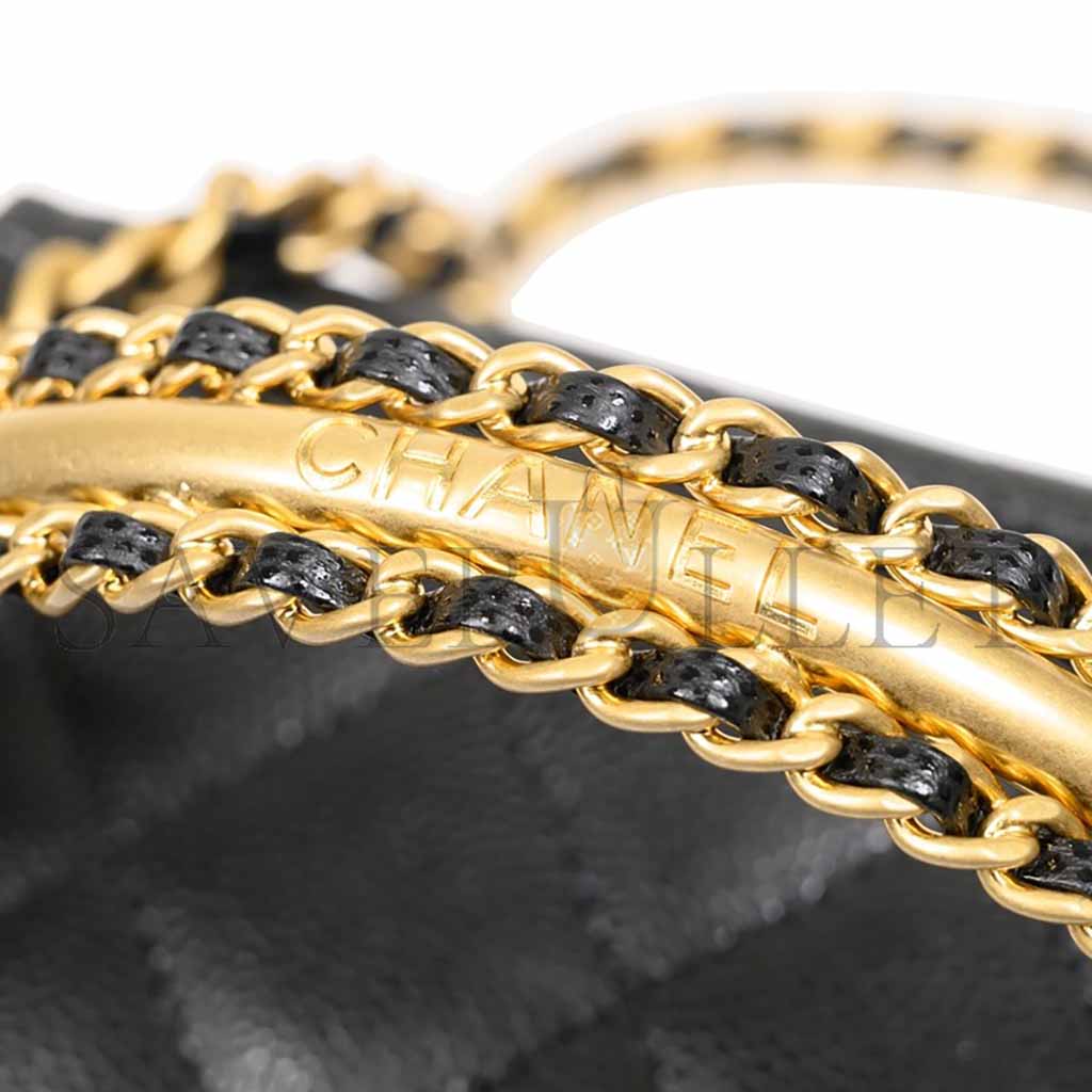 Ch*el woven hand-held woc box bag ap4064 (19*12*4cm)